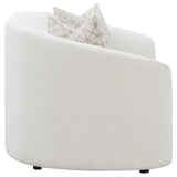 Rainn Latte 2-Piece Upholstered Tight Back Living Room Set by Coaster at Eve Furniture