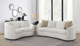 Rainn Latte 2-Piece Upholstered Tight Back Living Room Set by Coaster at Eve Furniture