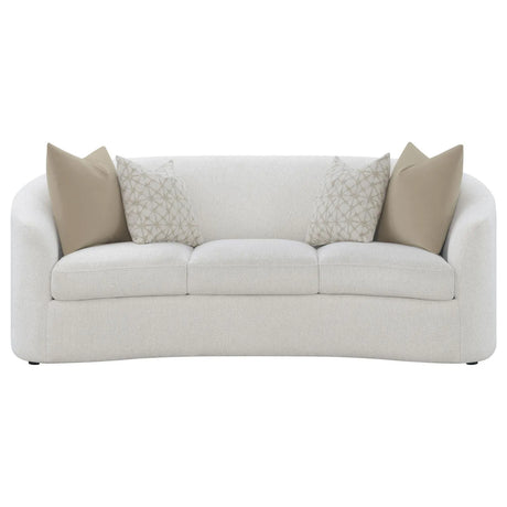 Rainn Latte 3-Piece Upholstered Tight Back Living Room Set by Coaster at Eve Furniture