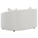 Rainn Latte 3-Piece Upholstered Tight Back Living Room Set by Coaster at Eve Furniture