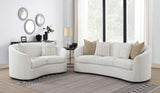 Rainn Latte Upholstered Tight Back Living Room Set by Coaster at Eve Furniture