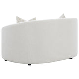 Rainn Latte Upholstered Tight Back Living Room Set by Coaster at Eve Furniture