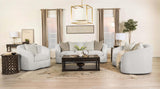 Rainn Latte Upholstered Tight Back Living Room Set by Coaster at Eve Furniture