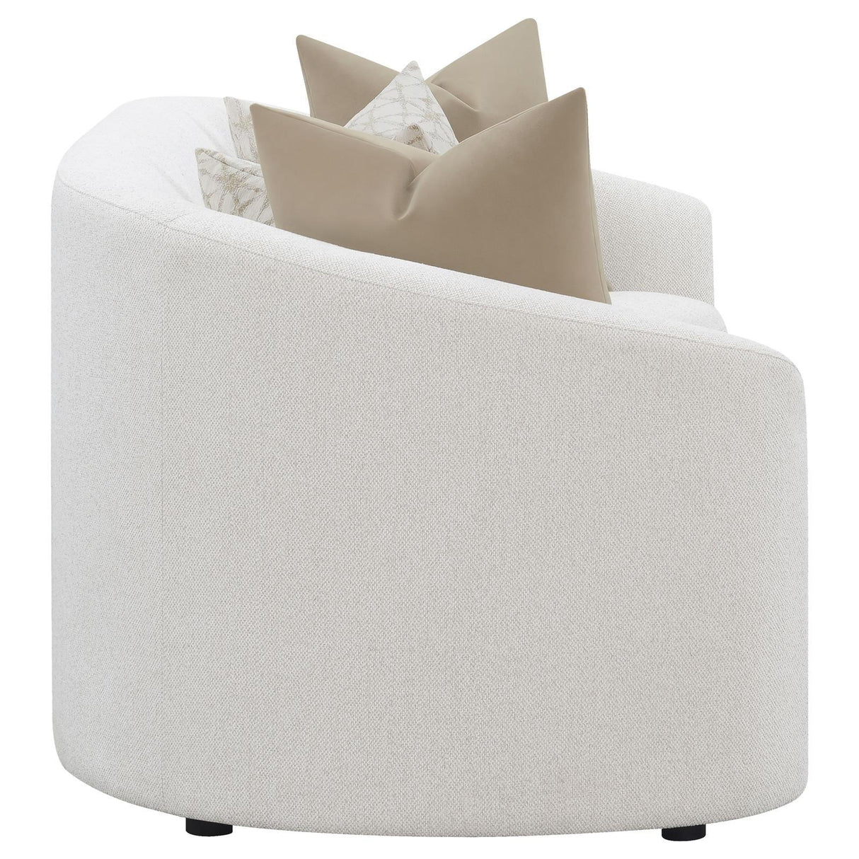 Rainn Latte Upholstered Tight Back Sofa by Coaster at Eve Furniture
