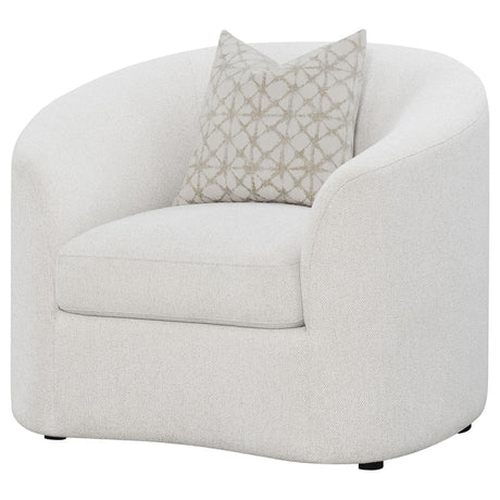 Rainn Upholstered Tight Back Chair Latte by Coaster at Eve Furniture