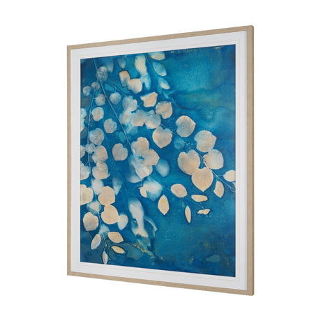 Rainy Day by Liz St. Andre Hand-Embellished Textured Framed Artwork Matted under Glass by Mercana at Eve Furniture