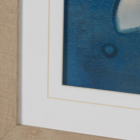 Rainy Day by Liz St. Andre Hand-Embellished Textured Framed Artwork Matted under Glass by Mercana at Eve Furniture