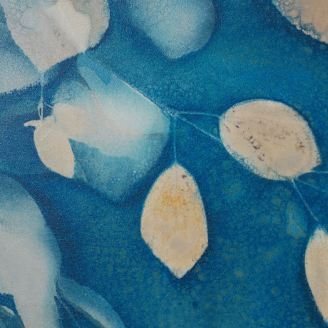 Rainy Day by Liz St. Andre Hand-Embellished Textured Framed Artwork Matted under Glass by Mercana at Eve Furniture