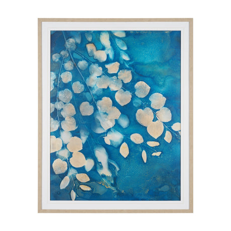 Rainy Day by Liz St. Andre Hand-Embellished Textured Framed Artwork Matted under Glass by Mercana at Eve Furniture
