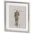 Rainy Day Rendezvous by Mercana Studio Hand Embelished Textured Framed Art Print Matted under Glass by Mercana at Eve Furniture