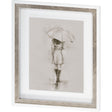 Rainy Day Rendezvous by Mercana Studio Hand Embelished Textured Framed Art Print Matted under Glass by Mercana at Eve Furniture