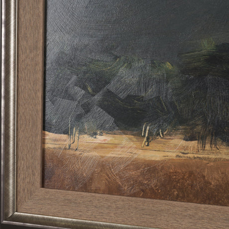 Rainy Landscape by Mercana Studio a Hand Embelished Textured Framed Art Print by Mercana at Eve Furniture