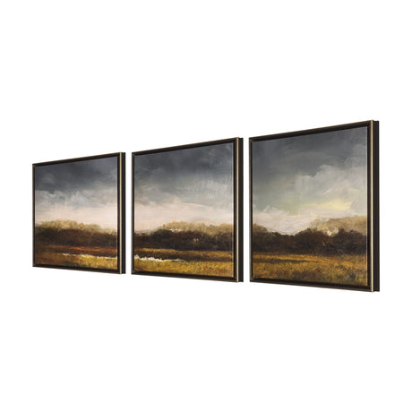 Rainy Landscape by Mercana Studio a Hand Embellished Textured Framed Canvas by Mercana at Eve Furniture