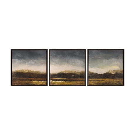 Rainy Landscape by Mercana Studio a Hand Embellished Textured Framed Canvas by Mercana at Eve Furniture