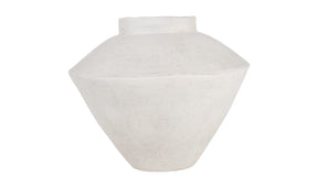 Raja Large Decorative Vessel Beige by Moe's Home at Eve Furniture