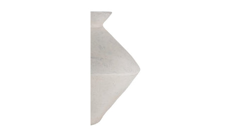 Raja Medium Decorative Vessel White by Moe's Home at Eve Furniture