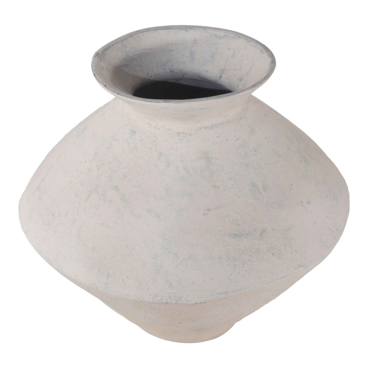 Raja White Medium Decorative Vessel