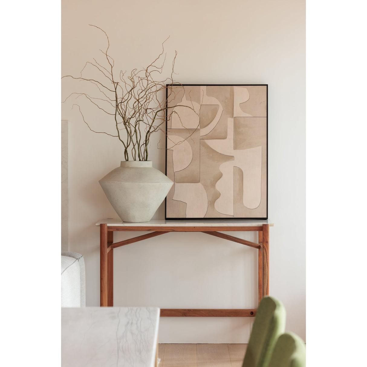 Raja White Medium Decorative Vessel by Moe's Home at Eve Furniture