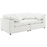 Raleigh Ivory Boucle Upholstered Armless Chair