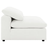 Raleigh Ivory Boucle Upholstered Armless Chair