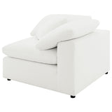 Raleigh Ivory Boucle Upholstered Corner Chair