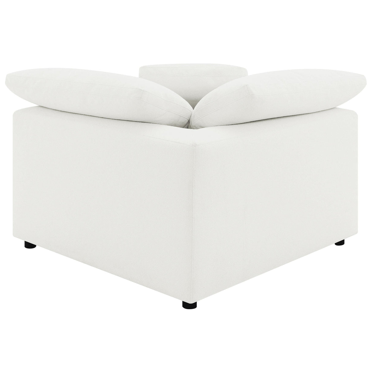 Raleigh Ivory Boucle Upholstered Corner Chair