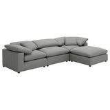 Raleigh Grey Boucle Upholstered Armless Chair by Coaster at Eve Furniture