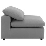 Raleigh Grey Boucle Upholstered Armless Chair by Coaster at Eve Furniture