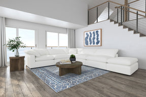 Raleigh Ivory 6-Piece Boucle Upholstered Modular Sectional by Coaster at Eve Furniture