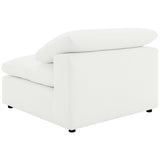 Raleigh Ivory Boucle Upholstered Armless Chair by Coaster at Eve Furniture