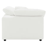 Raleigh Ivory Boucle Upholstered Corner Chair by Coaster at Eve Furniture
