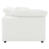 Raleigh Ivory Boucle Upholstered Corner Chair by Coaster at Eve Furniture