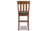 Ralene Medium Brown Counter Height Barstool, Set of 2 by Ashley at Eve Furniture