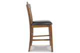 Ralene Medium Brown Counter Height Barstool, Set of 2 by Ashley at Eve Furniture