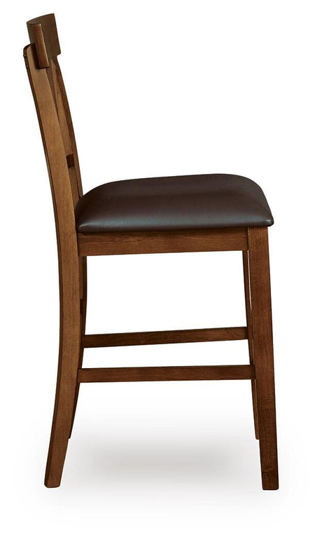 Ralene Medium Brown Counter Height Set by Ashley at Eve Furniture