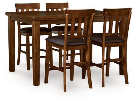 Ralene Medium Brown Counter Height Set by Ashley at Eve Furniture