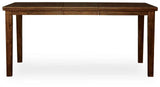 Ralene Medium Brown Counter Hight Dining Table and 6 Barstools by Ashley at Eve Furniture