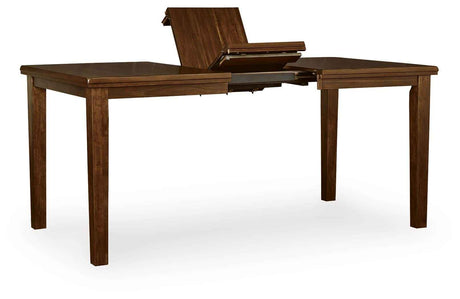 Ralene Medium Brown Counter Hight Dining Table and 6 Barstools by Ashley at Eve Furniture