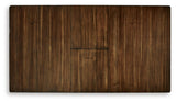 Ralene Medium Brown Counter Hight Dining Table and 6 Barstools by Ashley at Eve Furniture