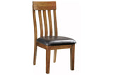 Ralene Medium Brown Dining Chair, Set of 2 by Ashley at Eve Furniture