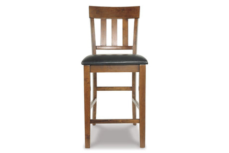 Ralene Medium Brown Counter Height Barstool, Set of 2 by Ashley at Eve Furniture