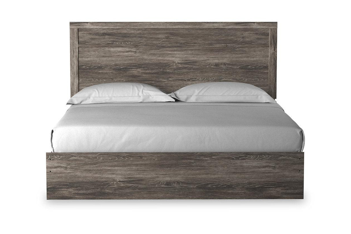Ralinksi Gray King Panel Bed by Ashley at Eve Furniture