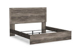 Ralinksi Gray King Panel Bed by Ashley at Eve Furniture