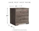 Ralinksi Gray Nightstand by Ashley at Eve Furniture