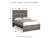 Ralinksi Gray Panel Bedroom Set by Ashley at Eve Furniture
