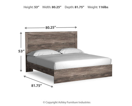 Ralinksi Gray Panel Bedroom Set by Ashley at Eve Furniture