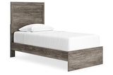 Ralinksi Gray Twin Panel Bed by Ashley at Eve Furniture