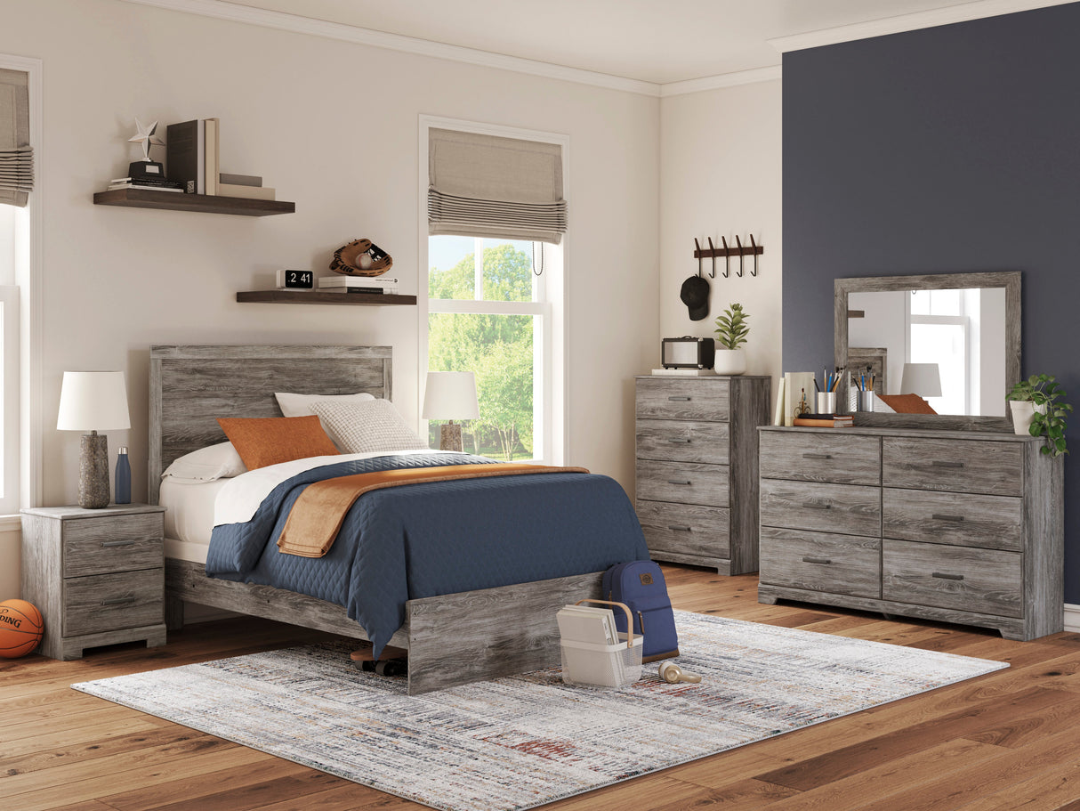 Ralinksi Gray Youth Panel Bedroom Set by Ashley at Eve Furniture