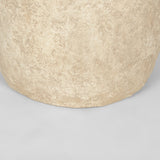 Rama Large Beige Paper Mache Floor Vase by Mercana at Eve Furniture