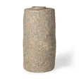 Rama Small Gray Paper Mache Floor Vase by Mercana at Eve Furniture